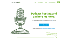 Desktop Screenshot of buzzsprout.com