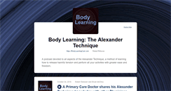 Desktop Screenshot of bodylearning.buzzsprout.com