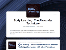 Tablet Screenshot of bodylearning.buzzsprout.com
