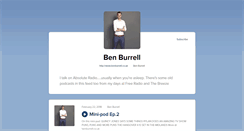 Desktop Screenshot of benburrell.buzzsprout.com