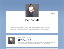 Tablet Screenshot of benburrell.buzzsprout.com