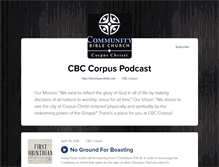 Tablet Screenshot of cbccorpus.buzzsprout.com